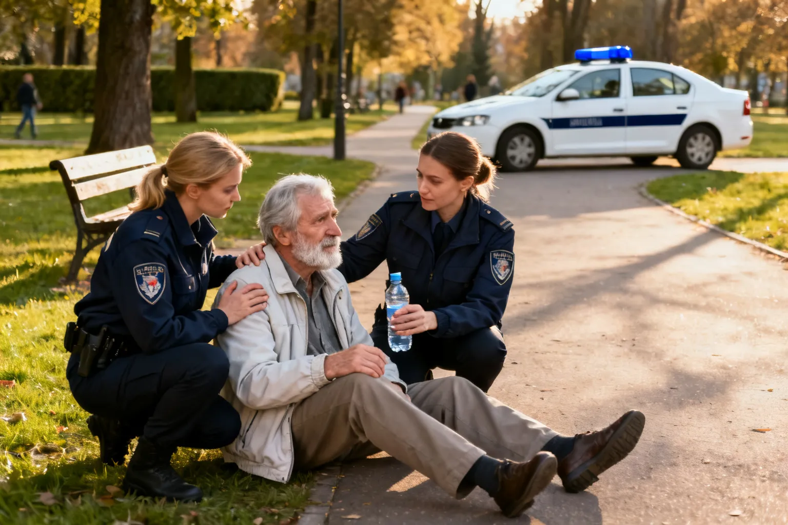 Policjantki z Częstochowy uratowały 70‑latka w parku Lisiniec