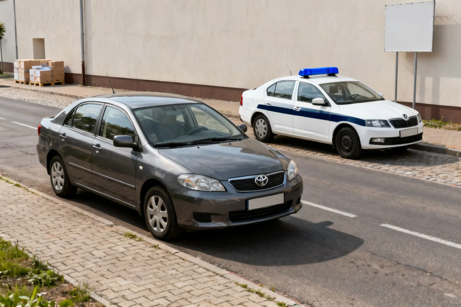 28-latek zatrzymany po kradzieży Toyoty. Miał 3 promile
