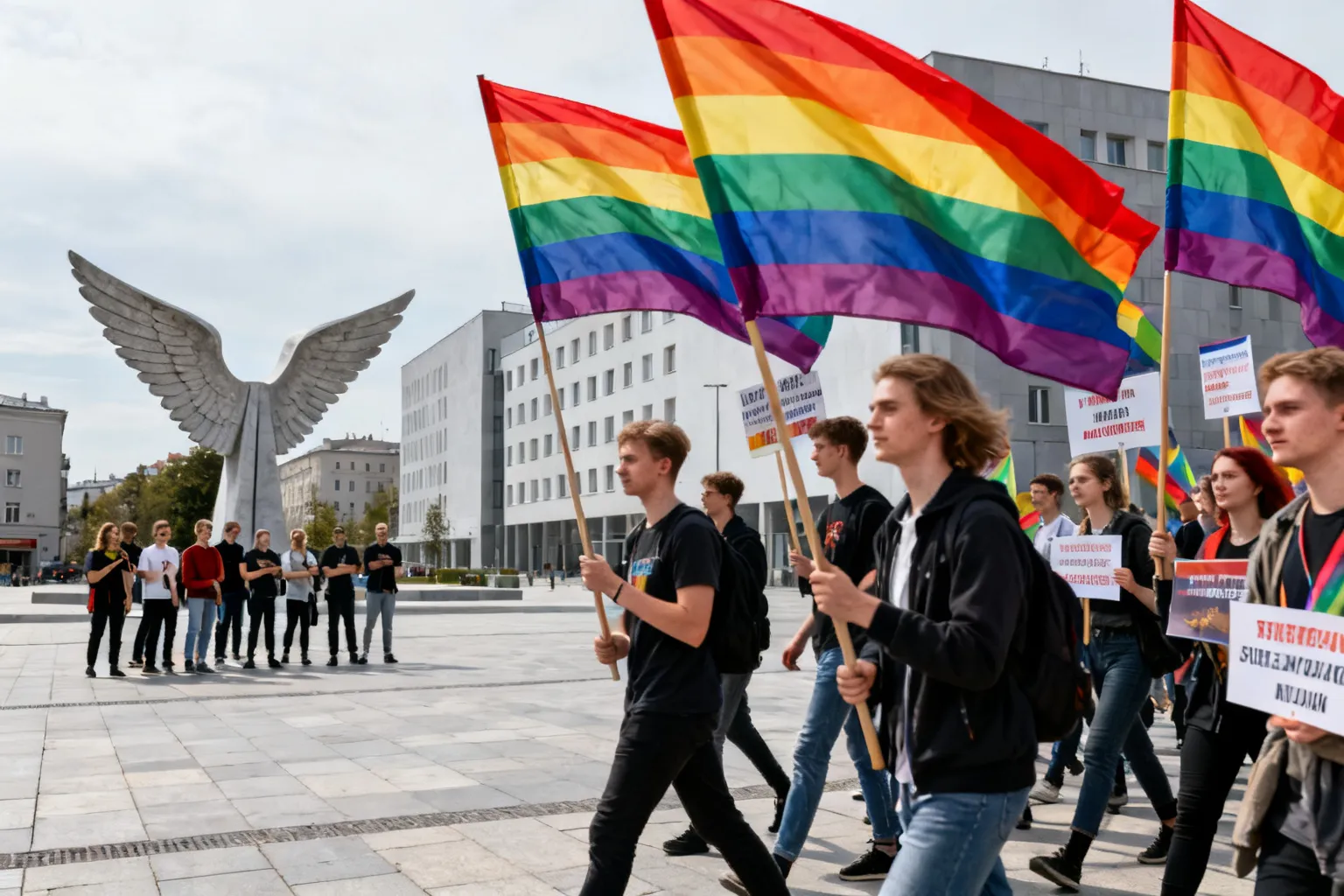 Marsz Równości Katowice 2026: jubileuszowy pochód i kontrmanifestacja przy „skrzydłach”