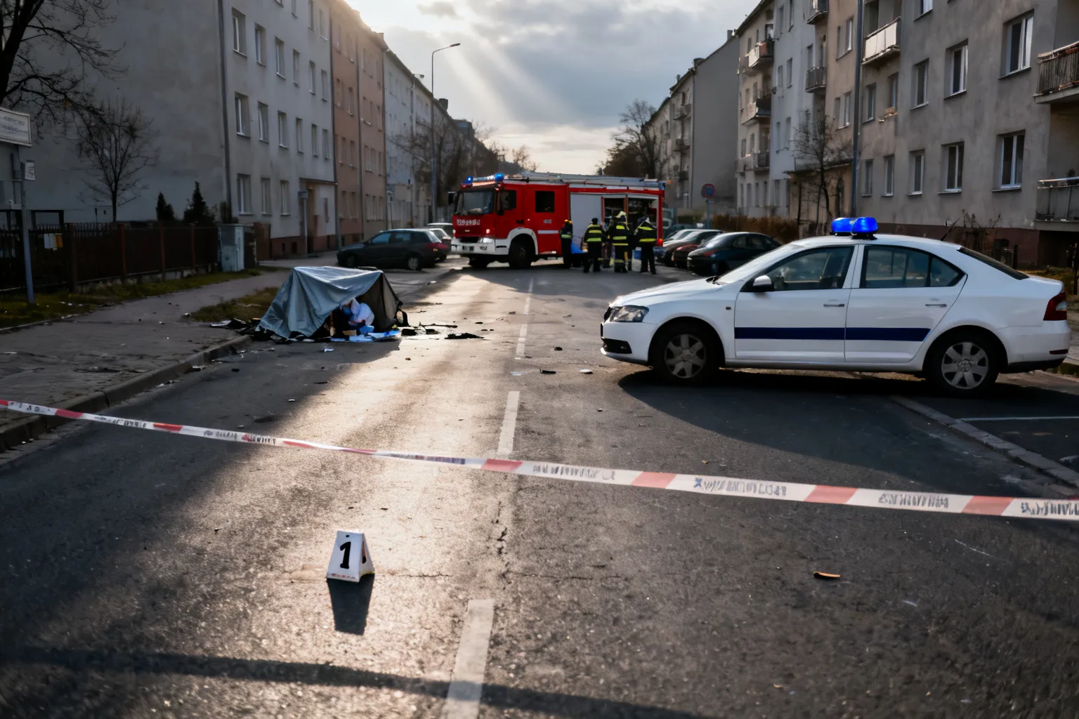 Wypadek w Wilczej — 44‑latek zginął na ul. Rybnickiej