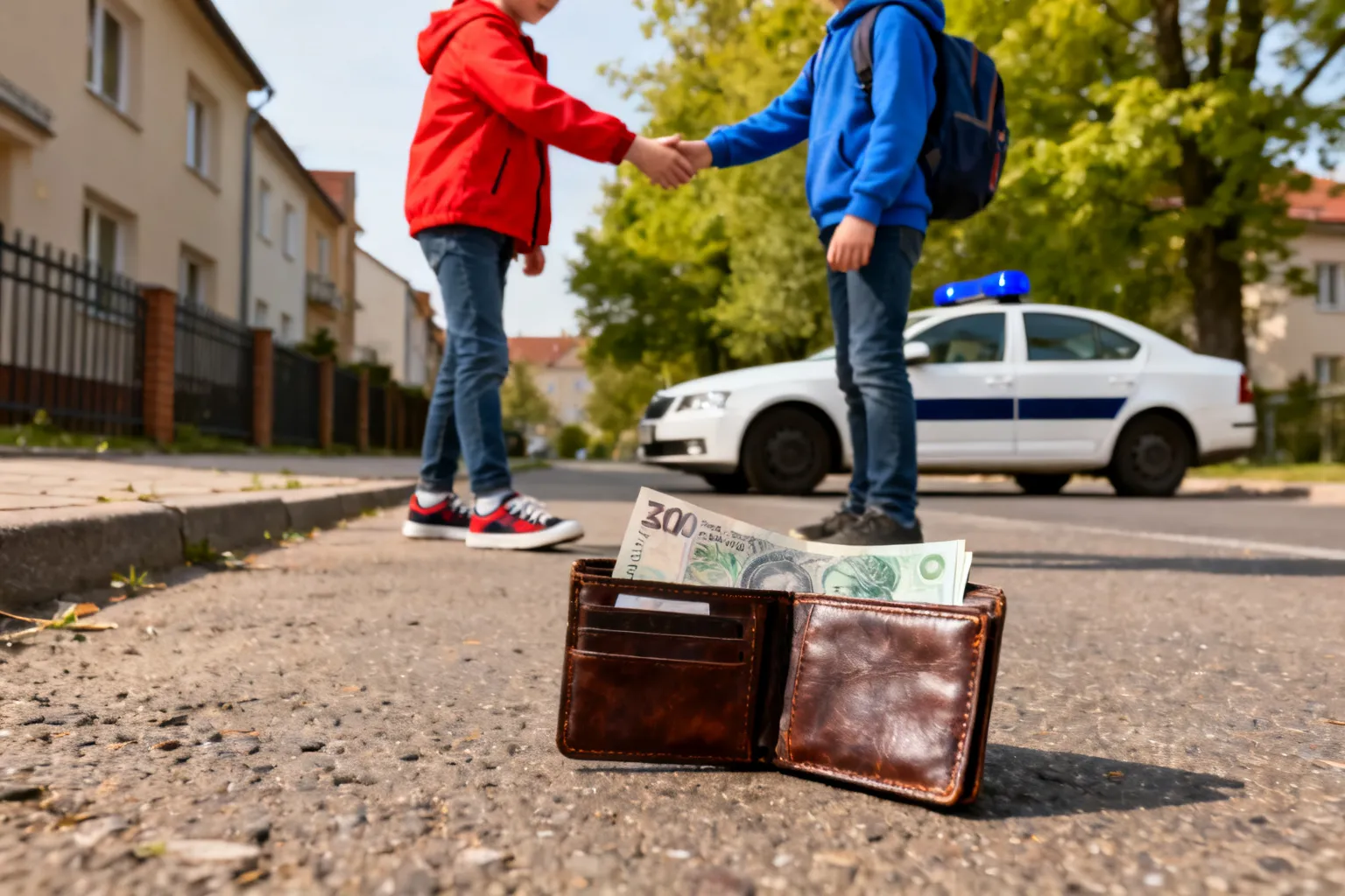 Tychy: 10-latkowie oddali znaleziony portfel z ponad 3 tys. zł
