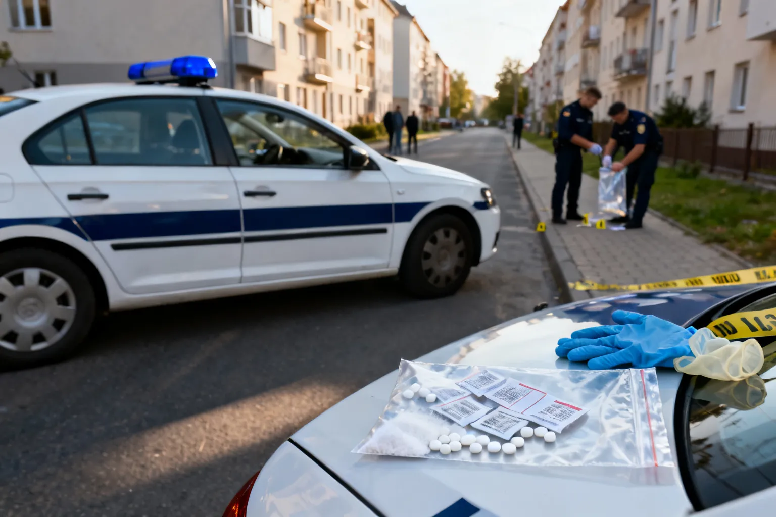 Bytom: zatrzymano 25-latka, zabezpieczono duże ilości narkotyków