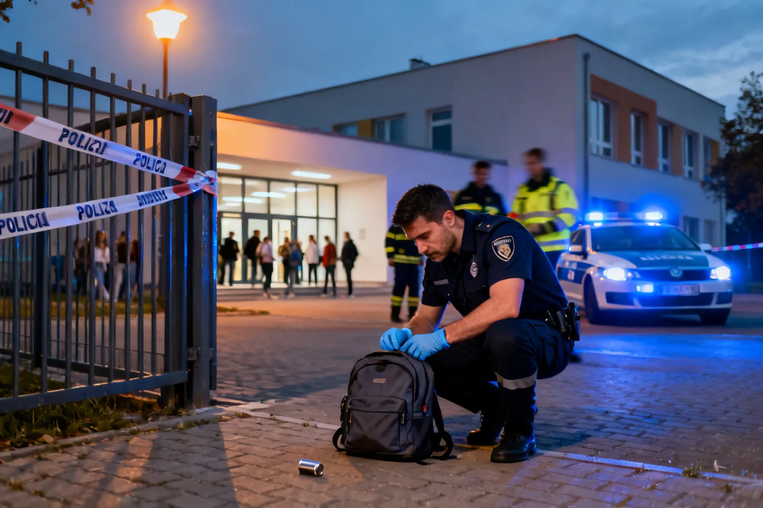 Alarm w szkole przy Uniwersyteckiej w Katowicach — 16-latek z podejrzanym przedmiotem