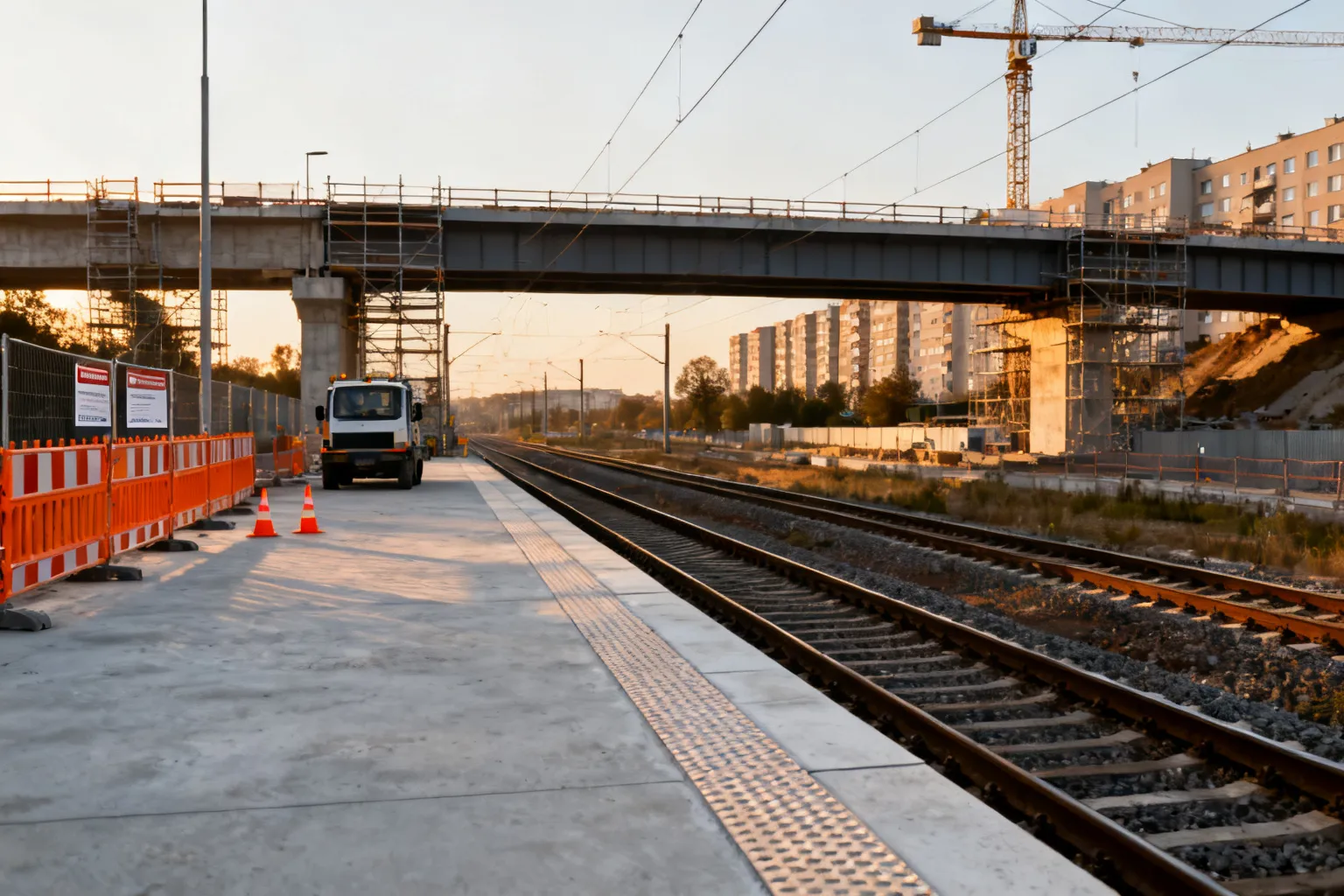 Przebudowa kolei Katowice Szopienice — remont wiaduktu i nowy peron