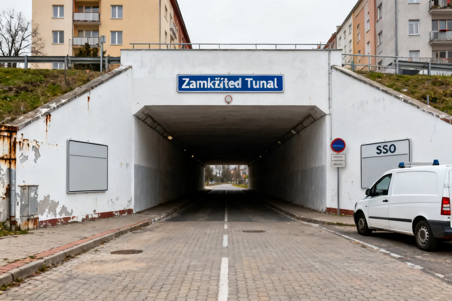Zamknięty tunel DK79 Katowice — RSO informuje o dwóch zdarzeniach