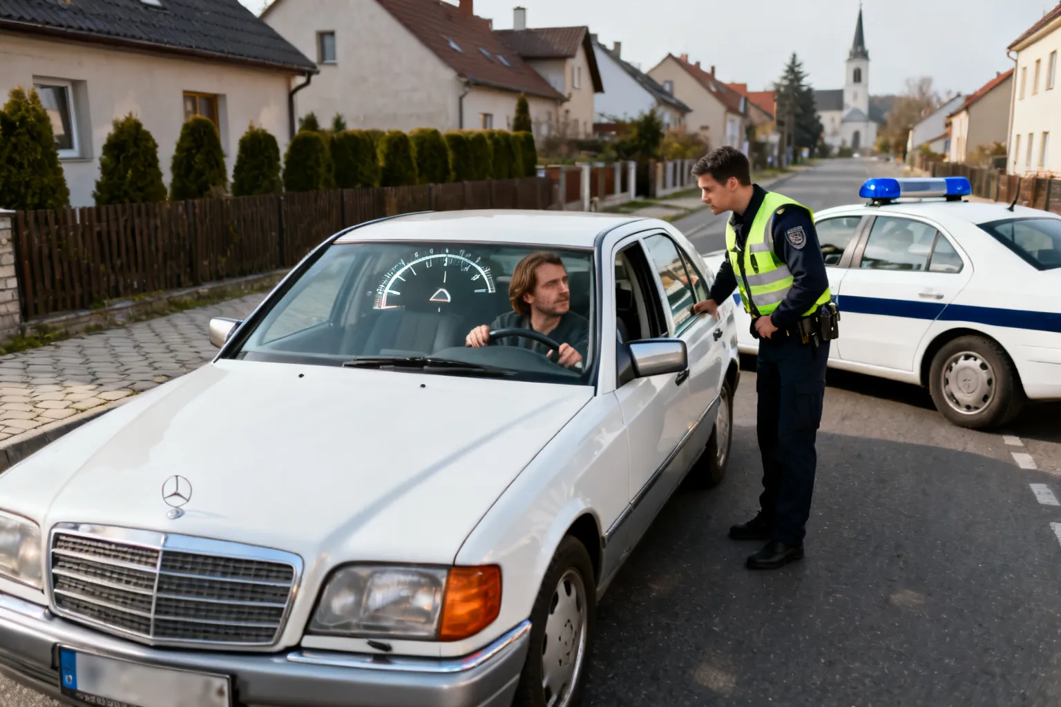 Kierowca Mercedesa w Parzymiechach jechał 131 km/h — zatrzymane prawo jazdy