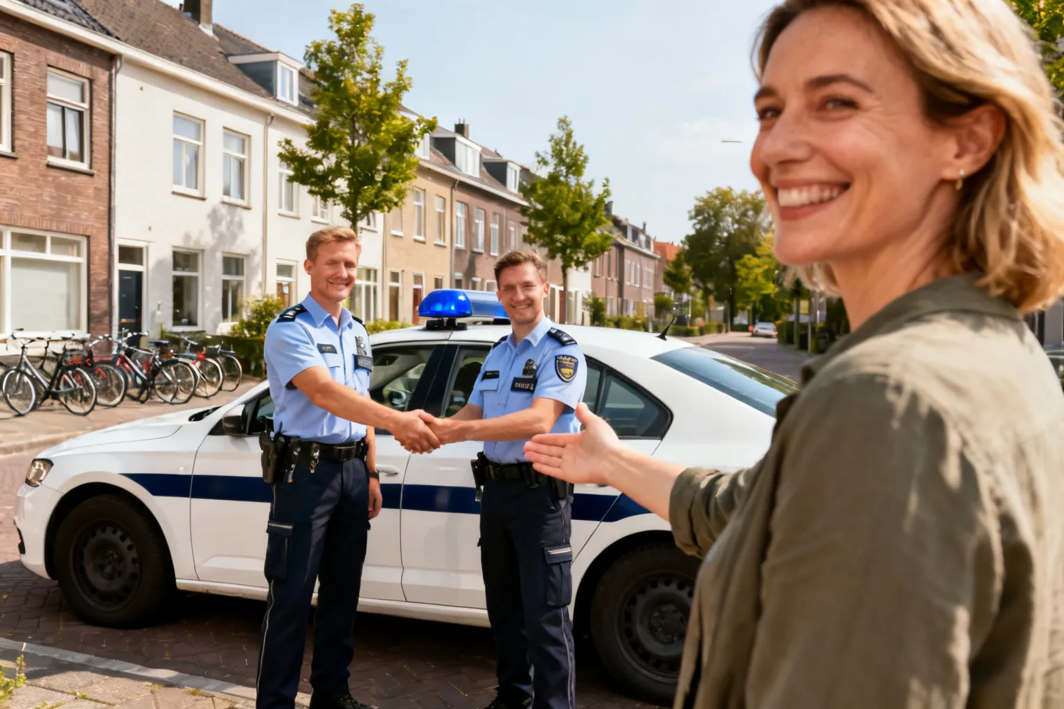 Mieszkanka Jaworzna podziękowała policjantom za odnalezienie zgubionej torebki
