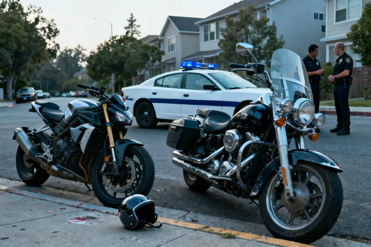 Atak na dwóch motocyklistów w Koszęcinie. Zatrzymano dwóch mężczyzn