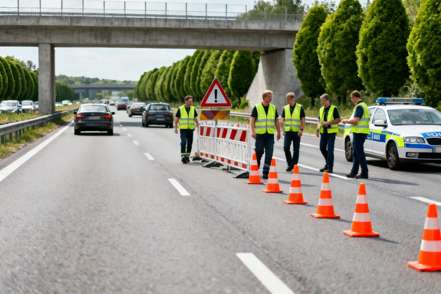 A4 Pławniowice: prawy pas w kierunku Wrocławia zamknięty