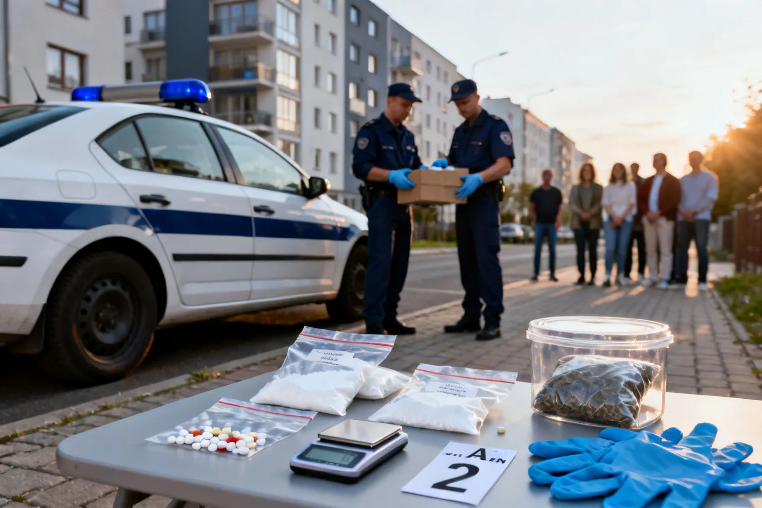 Katowice: kryminalni zabezpieczyli ponad 2 kg narkotyków, areszt dla 49-latka