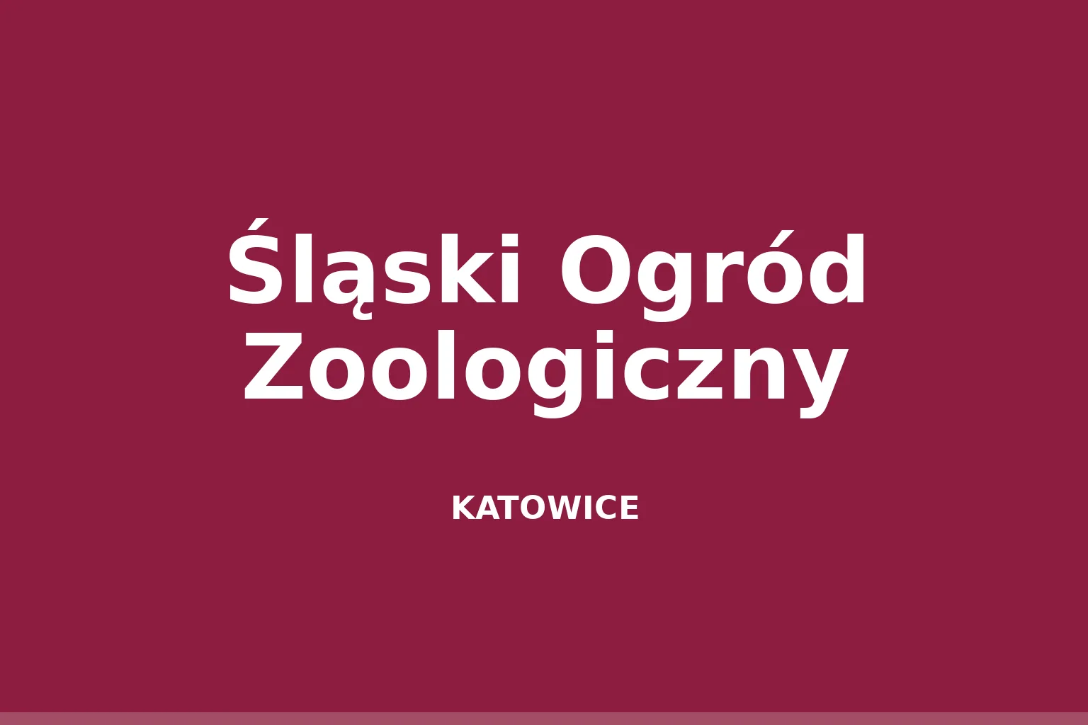 Śląski Ogród Zoologiczny