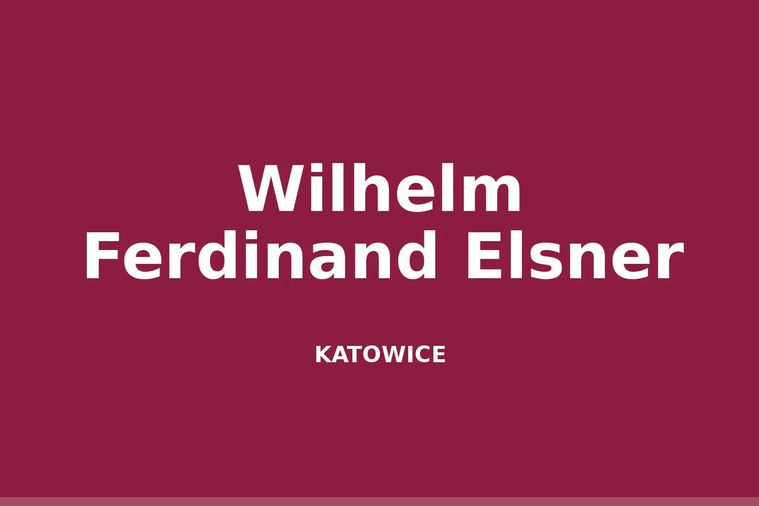 Wilhelm Ferdinand Elsner