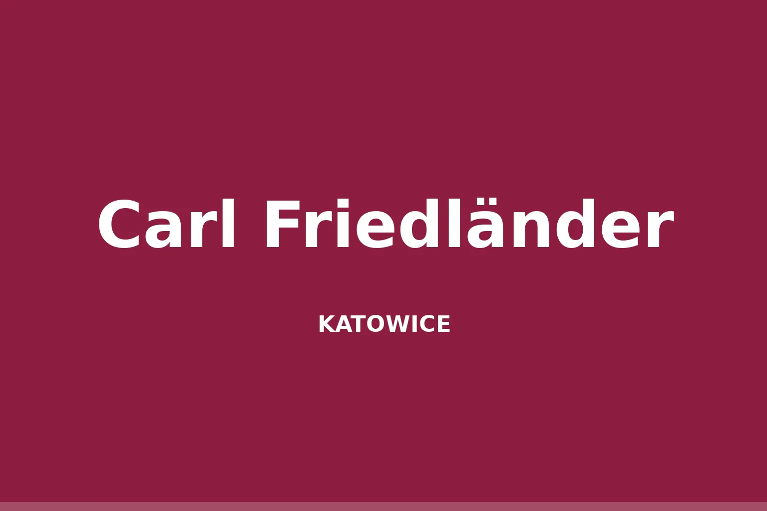 Carl Friedländer